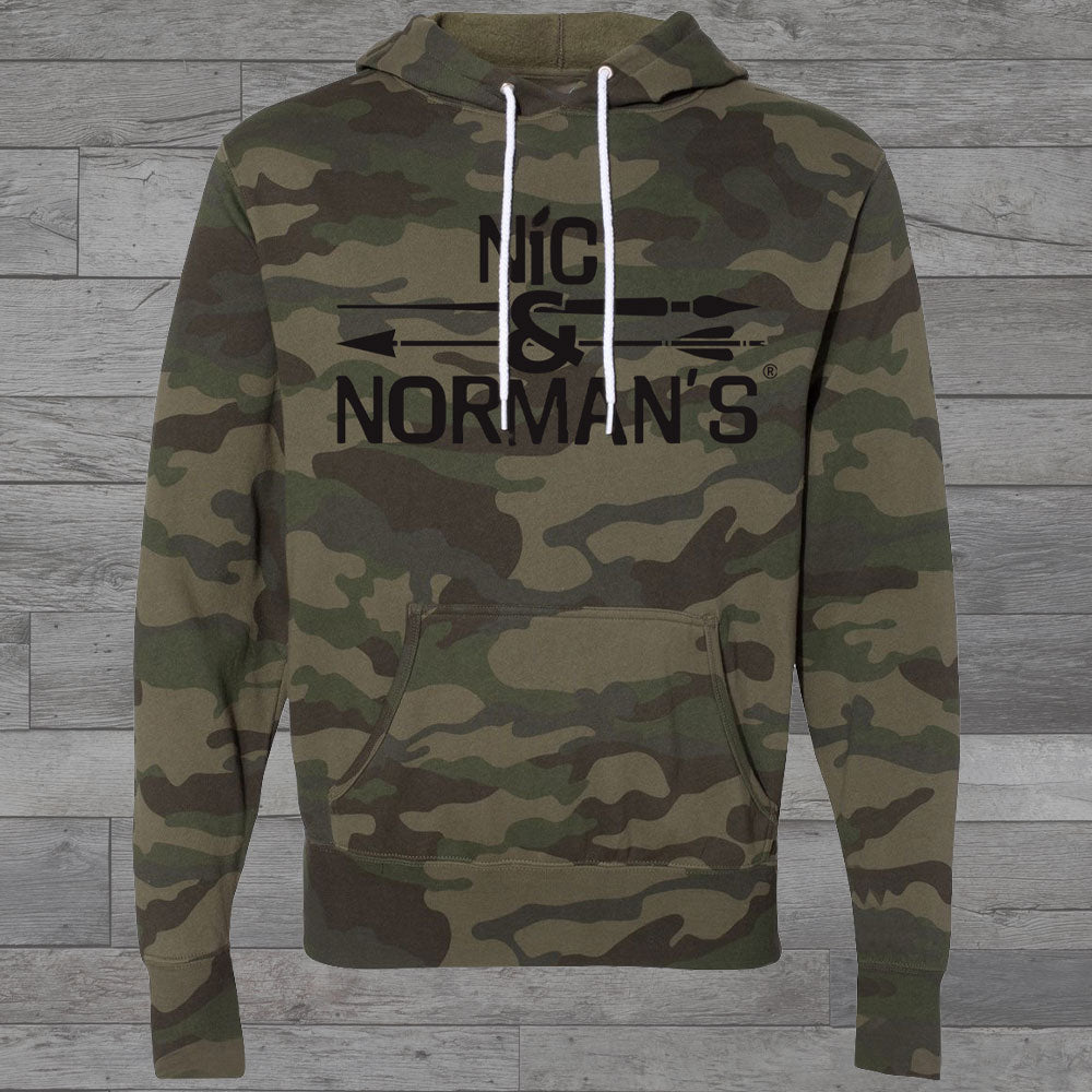 Nic & Norman's Camo Hoodie