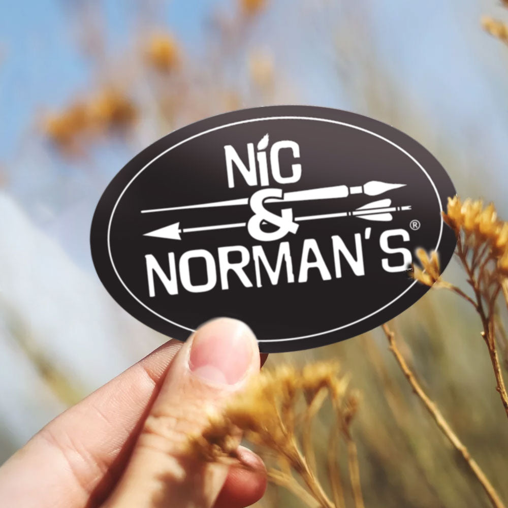 Nic & Norman's Sticker