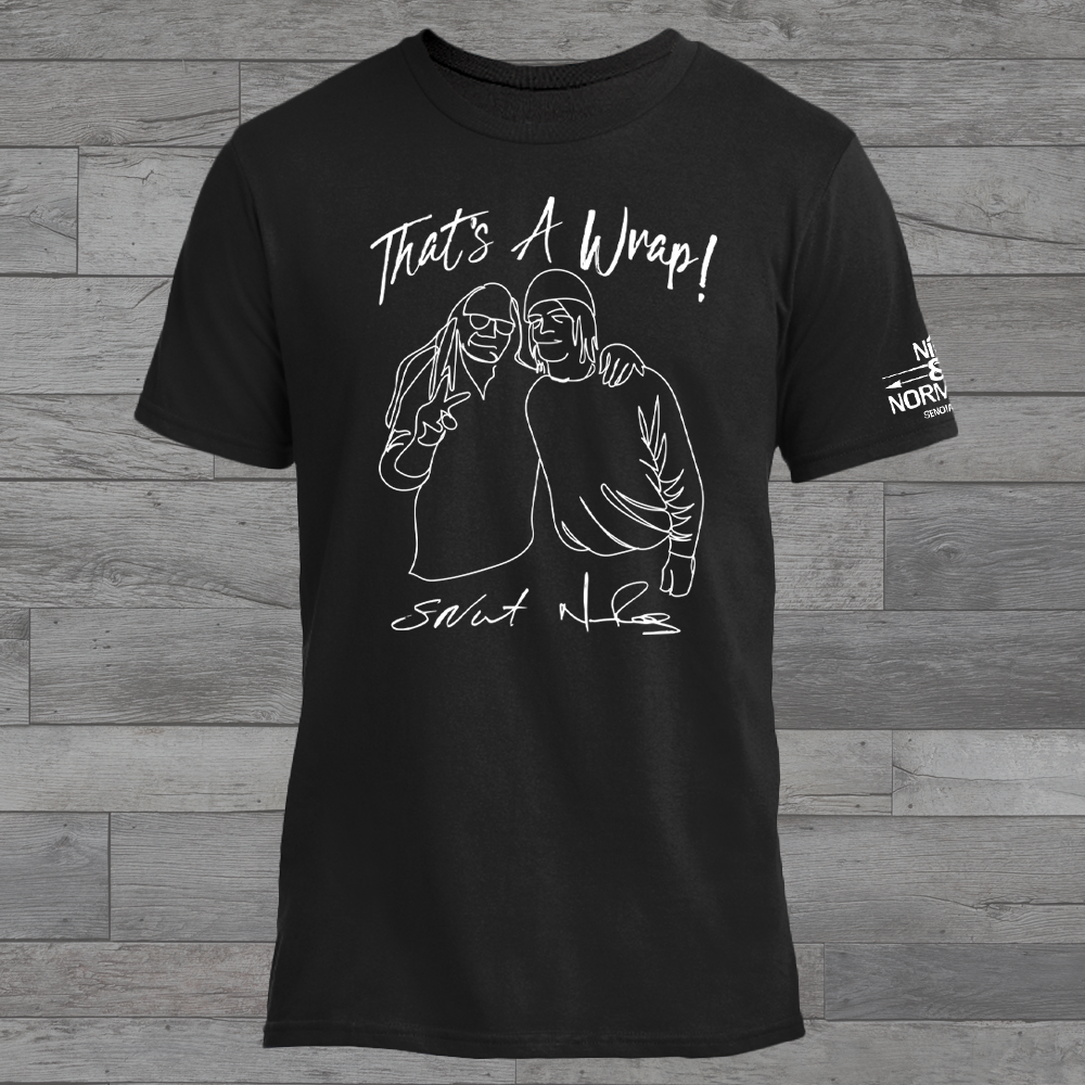 black wrap t shirt
